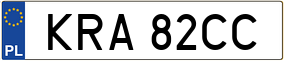 Truck License Plate